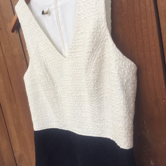 4C 4 Collective Black Ivory Color Block Dress Mini - Picture 4 of 8